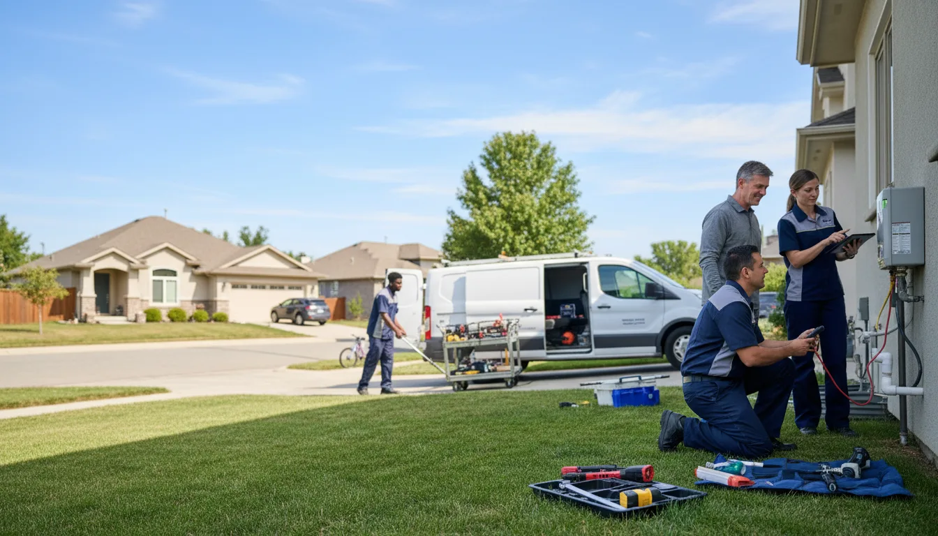 Tankless water heater service in Faulkton, SD